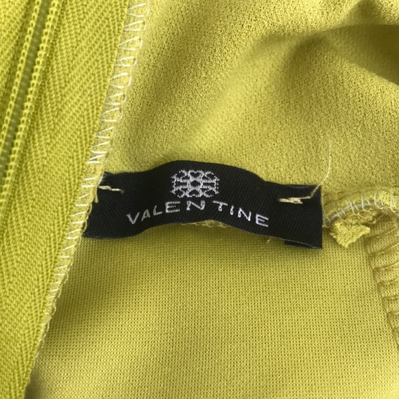 Valentine Pants Lime green zip back flare legs NEW - Picture 9 of 10